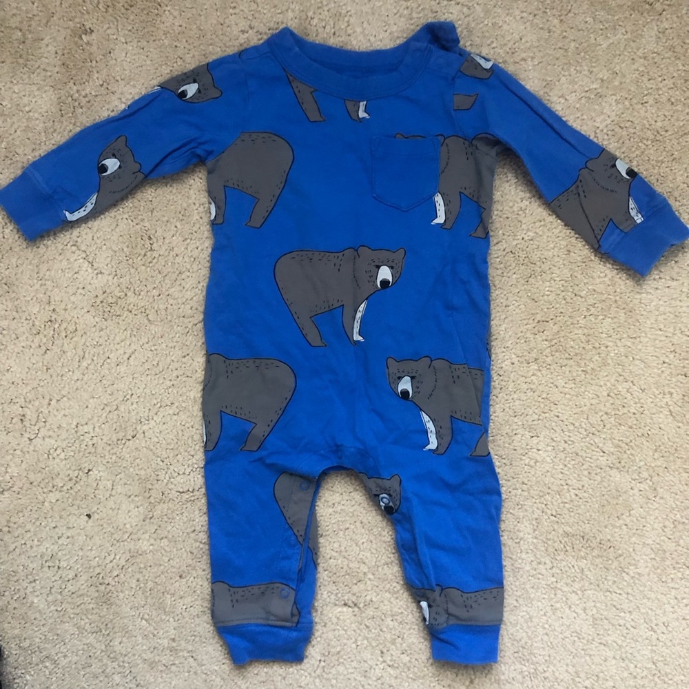 Tea collection long sleeve romper 6-9m